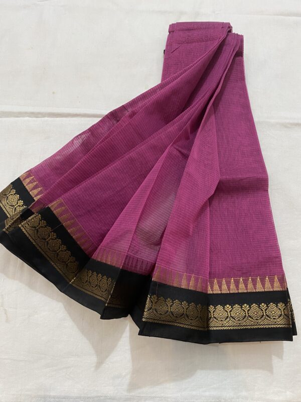 Pink Gadwal Cotton Silk Saree