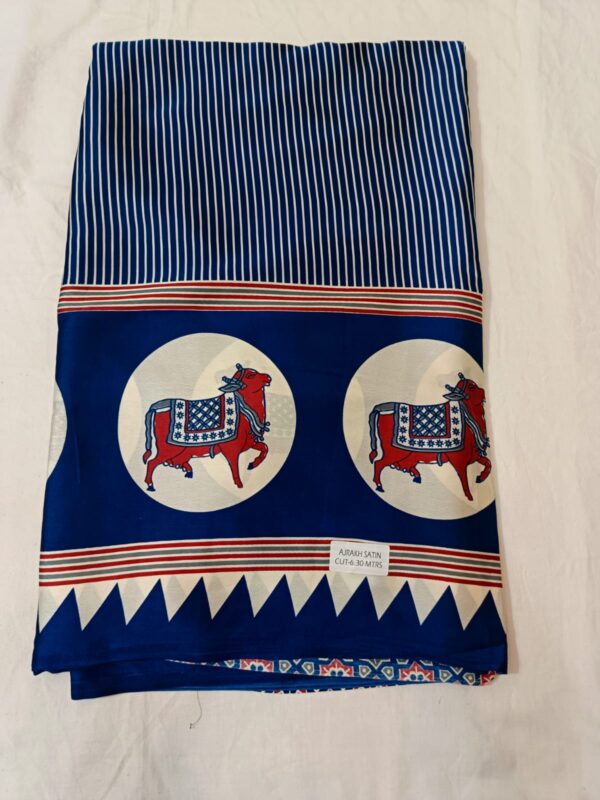 Ajrakh Modal Silk Sarees
