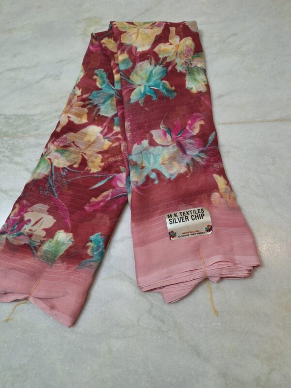 Floral Synthetic Sarees