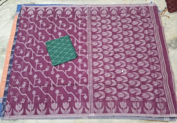 Khadi Jamdhani Cotton Sarees
