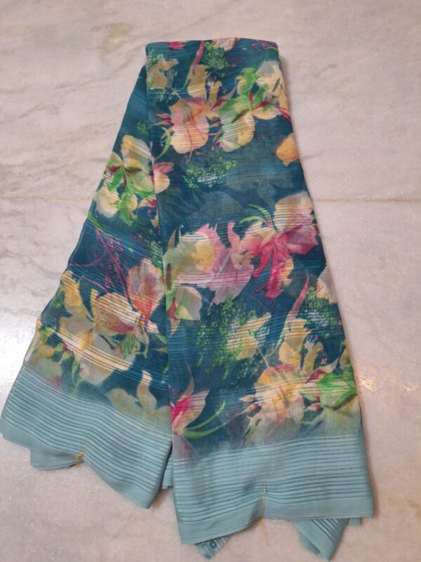 Floral Synthetic Sarees