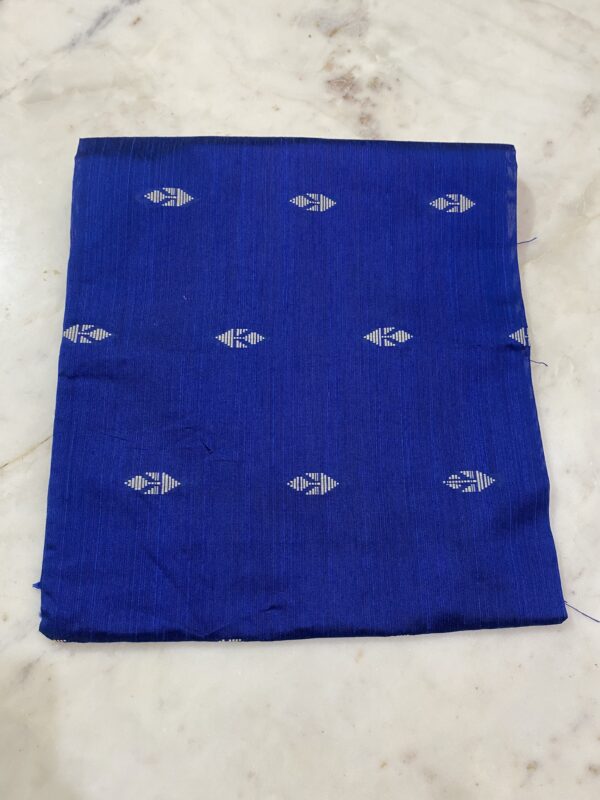 Royal Blue Raw Silk Fabric