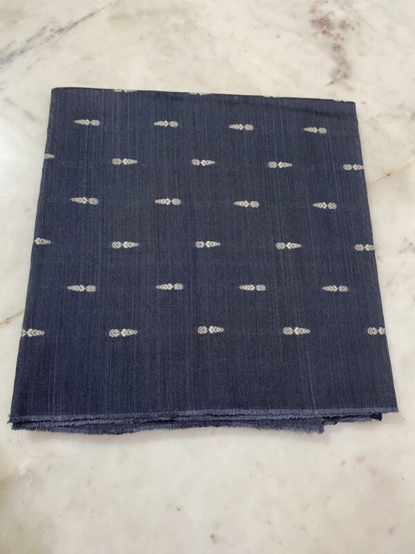 Grey Raw Silk Fabric