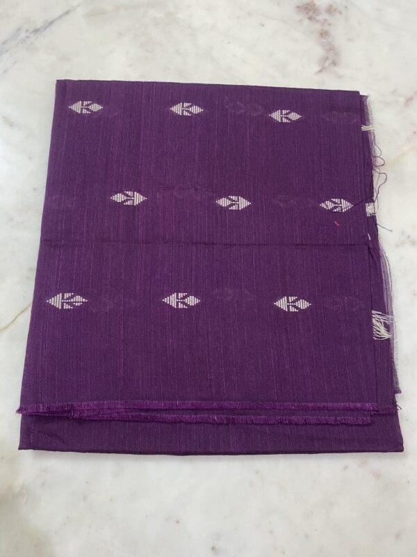 Purple Raw Silk Fabric