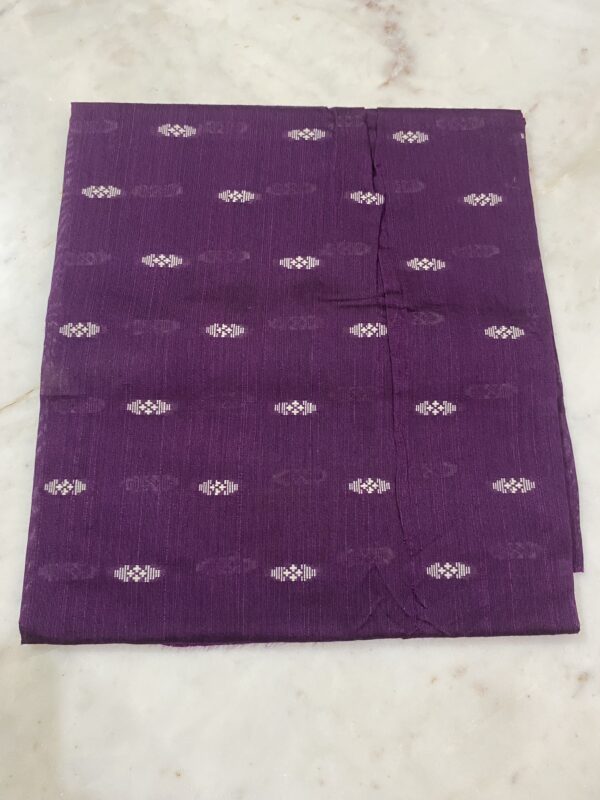 Purple Raw Silk Fabric