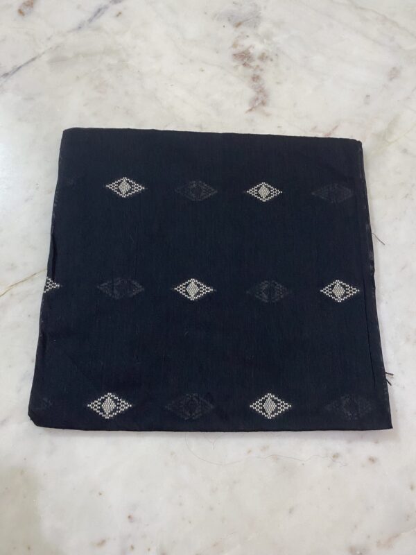 Black Raw Silk Fabric