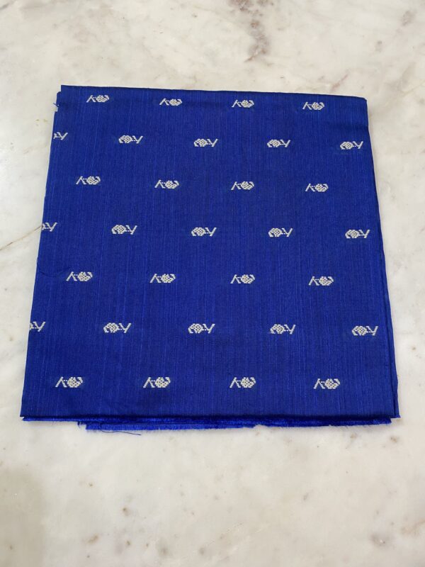 Royal Blue Raw Silk Fabric