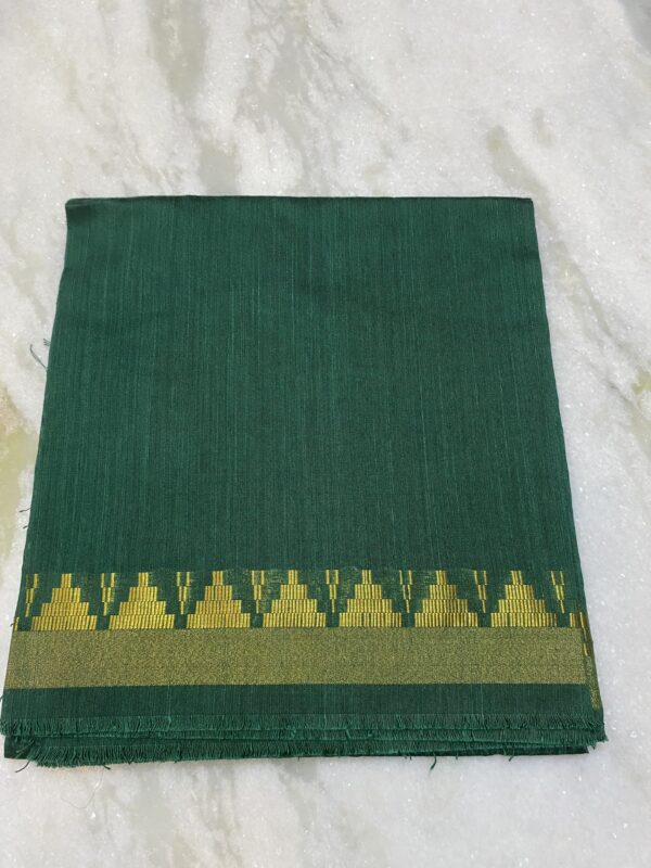 Green Raw Silk Fabric