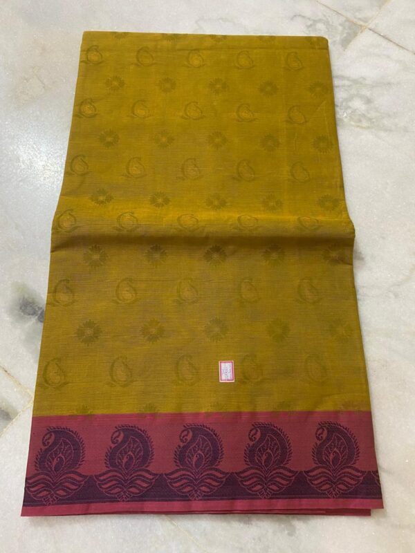 Mecerised Kanchi Cotton Saree
