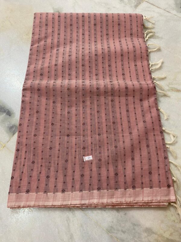 Mecerised Kanchi Cotton Saree