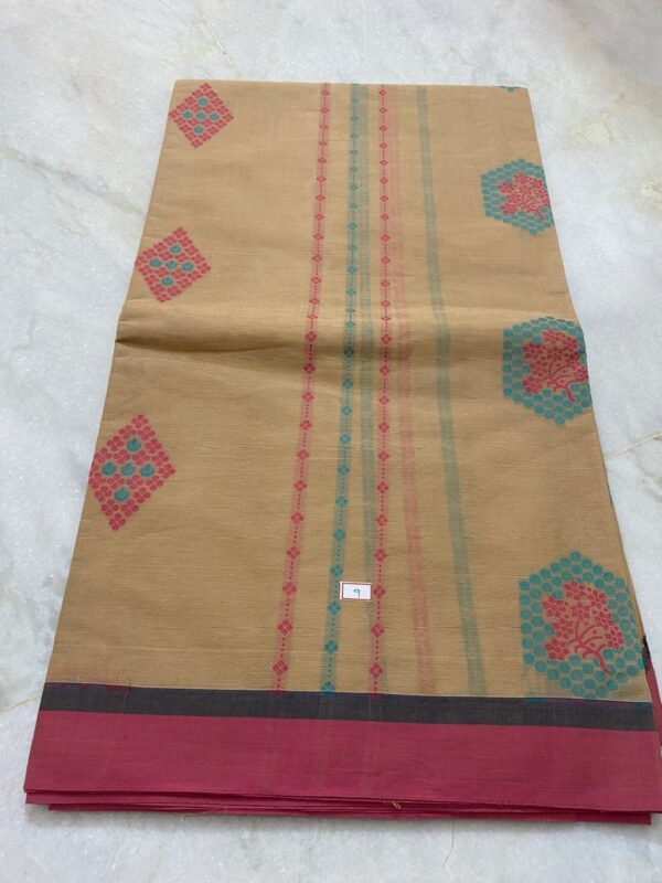 Mecerised Kanchi Cotton Saree