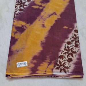 Hand Block Print Cotton Saree