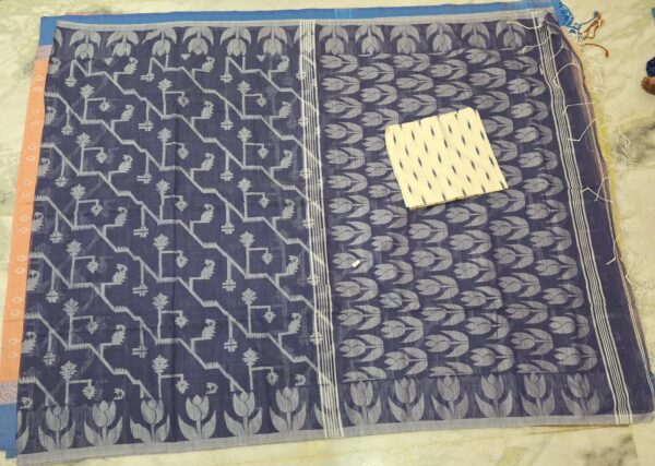 Khadi Cotton Jamdhani Sarees