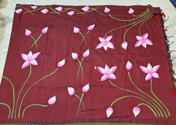 Khadi Cotton Painting Saree
