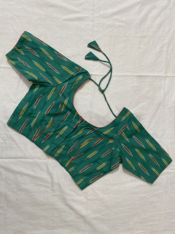 Ikkat Cotton Readymade Blouse