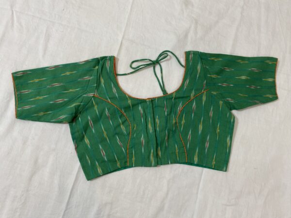 Ikkat Cotton Readymade Blouse