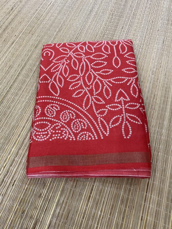 Bhandini Ajrakh Cotton Printed Saree